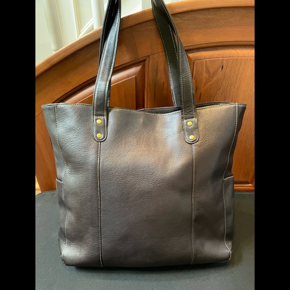 Le Donne double strap rivet tote - Picture 2 of 9